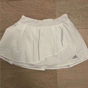 White Adidas Tennis Skirt